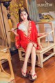 TouTiao 2017-09-13: Model Li Zi Xi (李梓 熙) (28 photos) P15 No.feea00